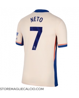 Chelsea Pedro Neto #7 Maglia Gara Trasferta Repliche 2024-25